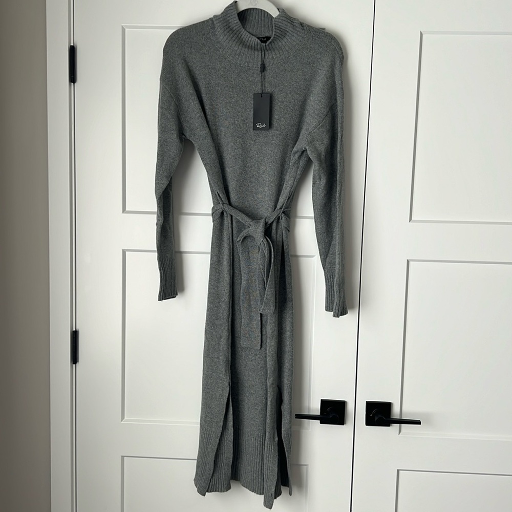 Rails Dress Women’s M Mila Heather Gray Turtleneck Long Sleeve Sweater NWT